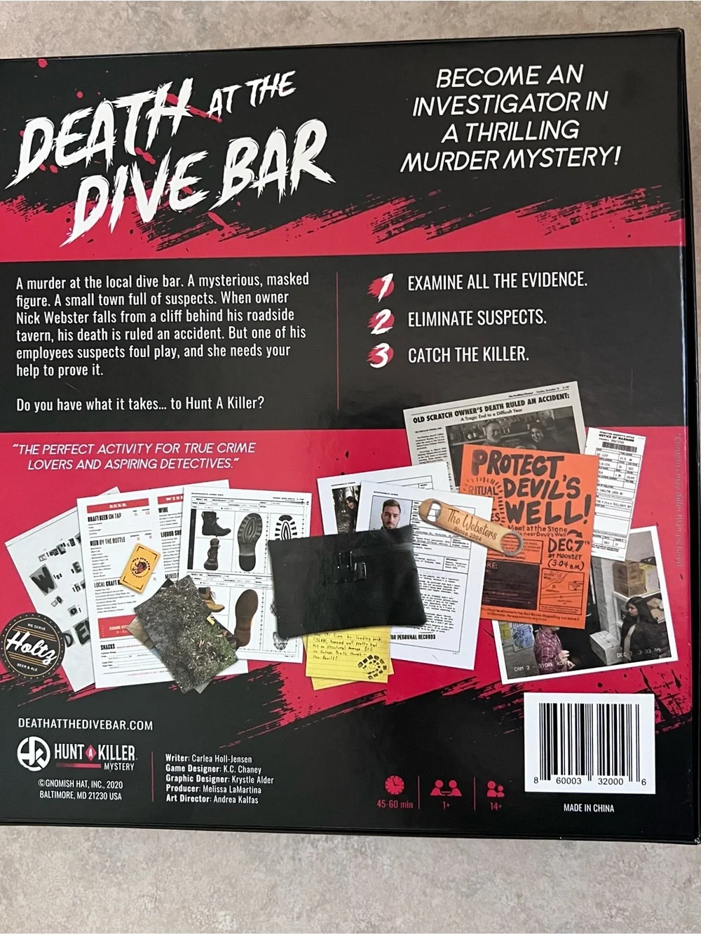 Hunt A Killer Immersive Murder Mystery Game Death at the Dive Bar - Picture 4 of 5